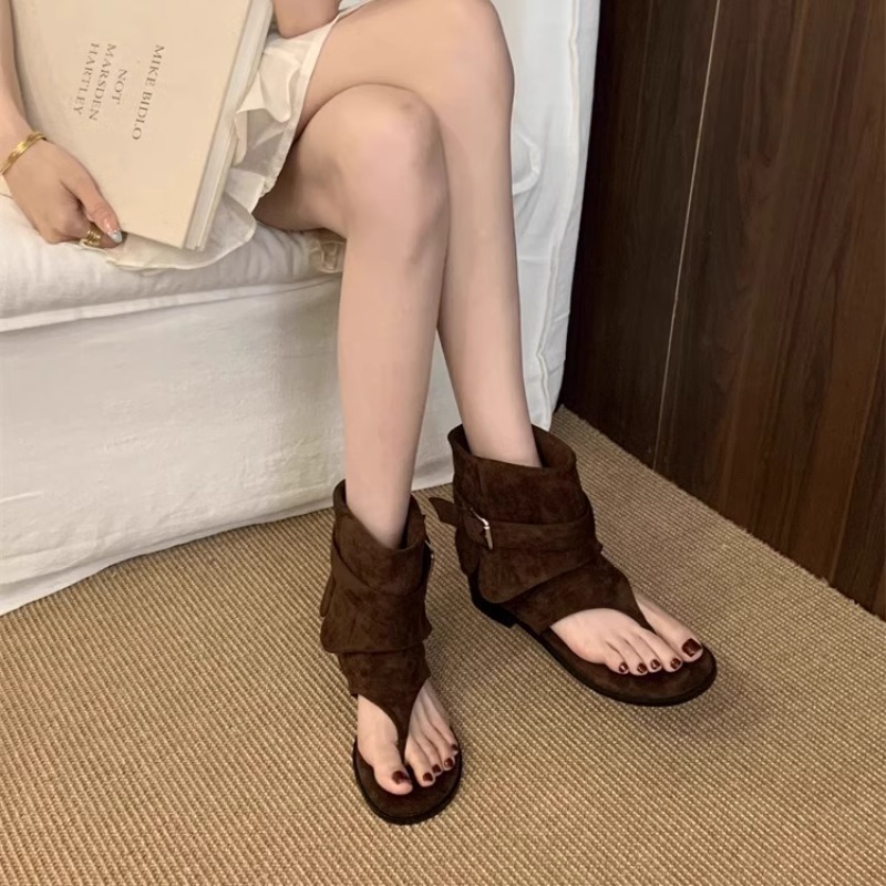Women Peep Toe Boots Summer Ne – обзор и цена Vintage Fashion Luxury