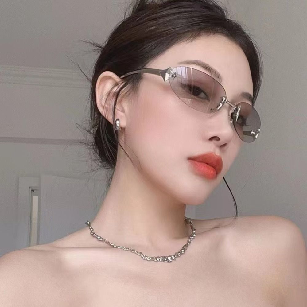 Y2K Style Frameless Sunglasses – обзор и цена Vintage Fashion Trends