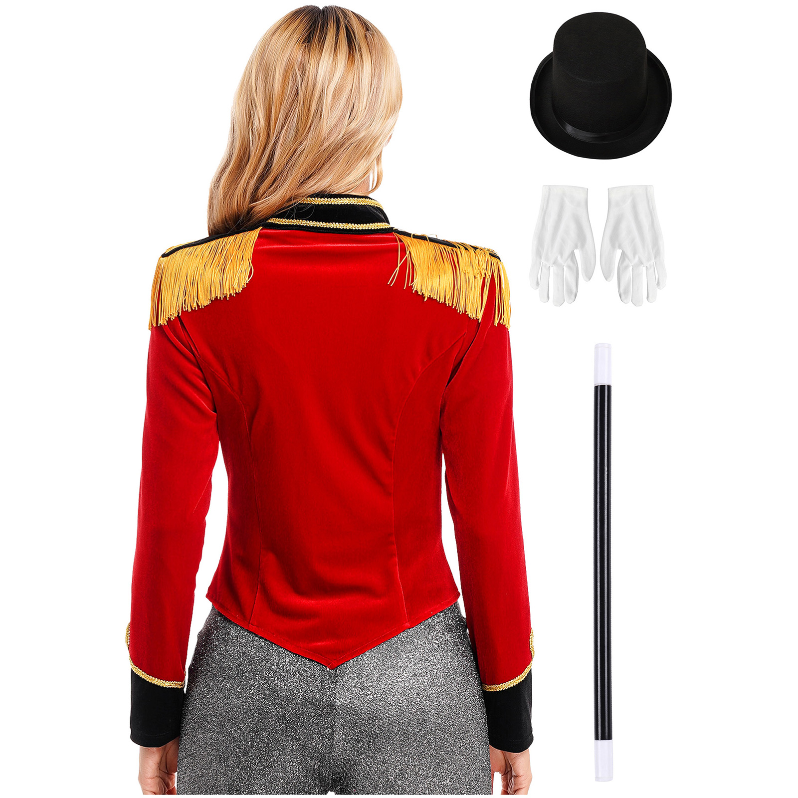 Women's Circus Costume Velvet  – обзор и цена Velvet Blazer Vintage