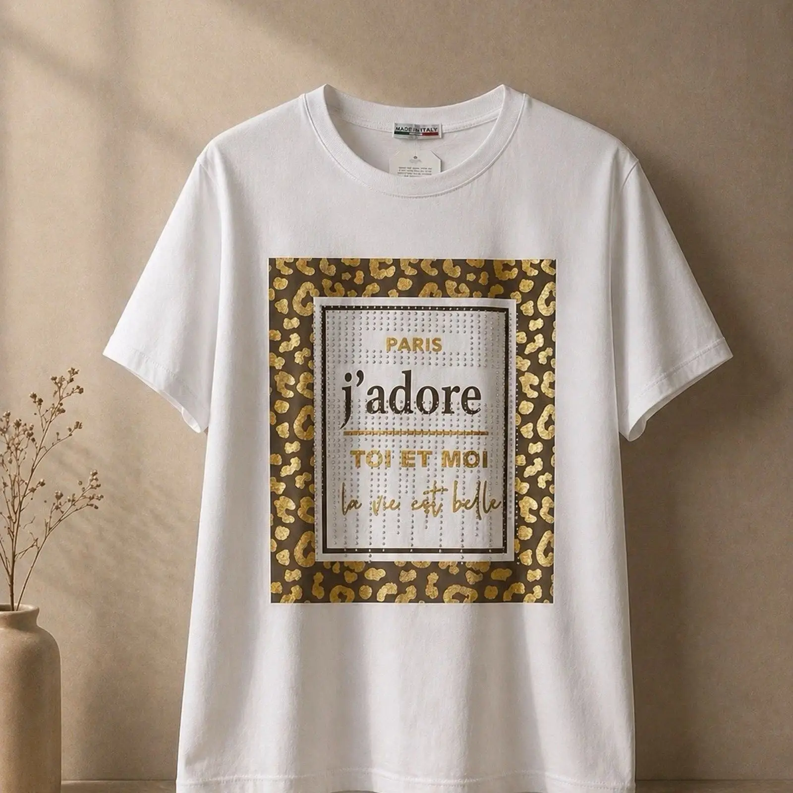 Damen T Shirt Weiß Leo quot J  – обзор и цена Vintage Fashion Bloggers