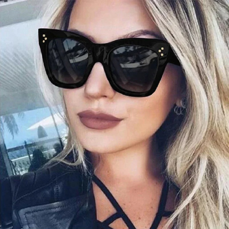 Square Retro Sunglasses Women  – обзор и цена Vintage Fashion Female