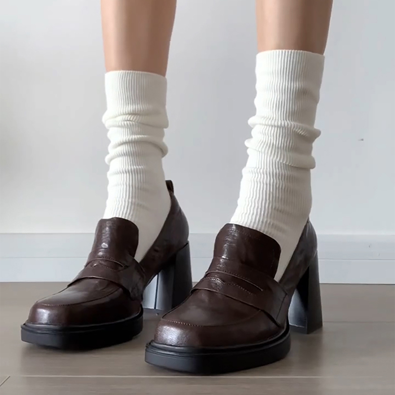 College Style Women Loafer Sho – обзор и цена Vintage Fashion Female