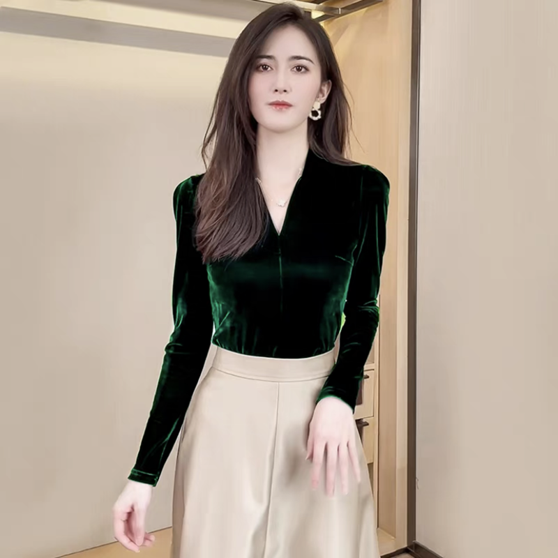 Fashion elegant V-neck long sl – обзор и цена Vintage Fashion Plus Size