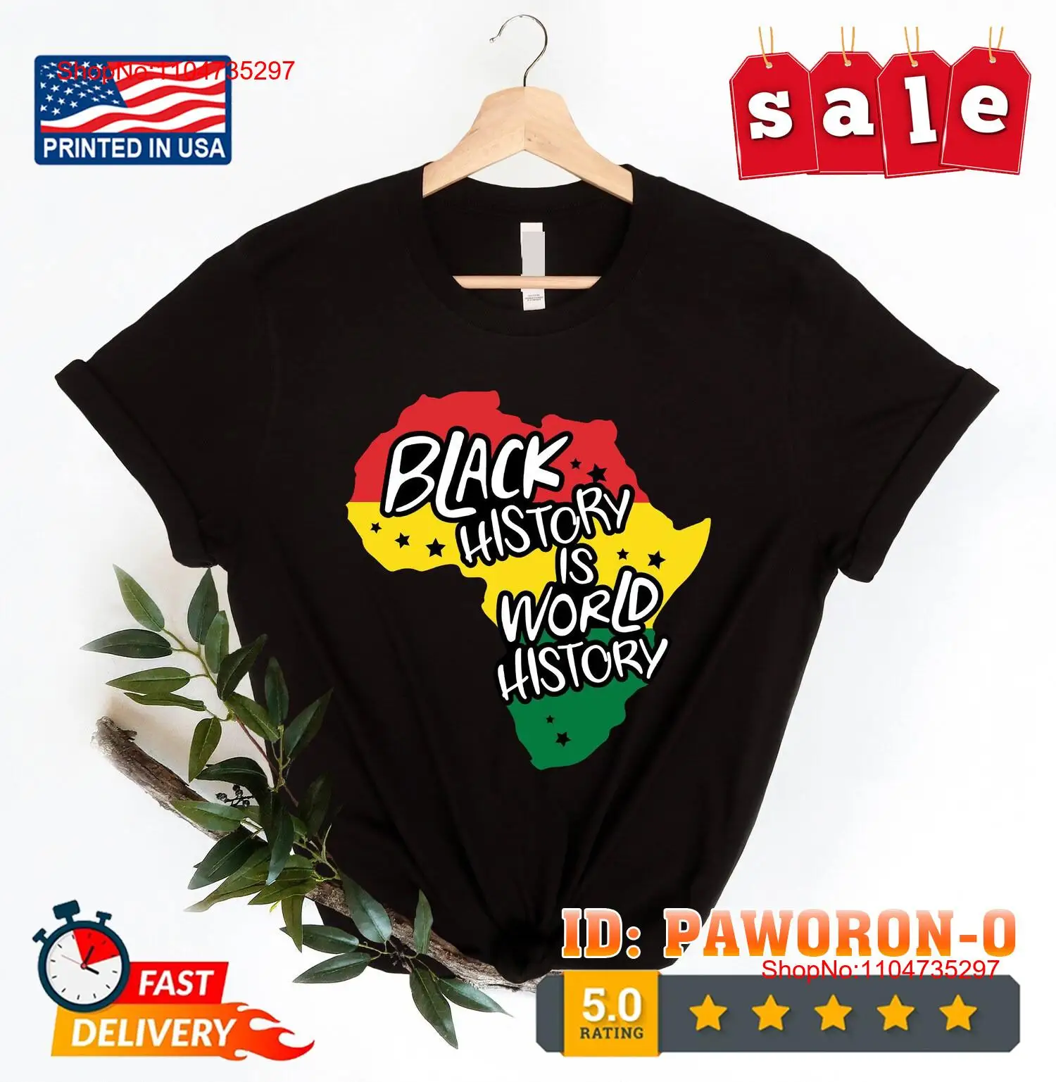 Black History Is World T Shirt – обзор и цена Vintage Fashion History