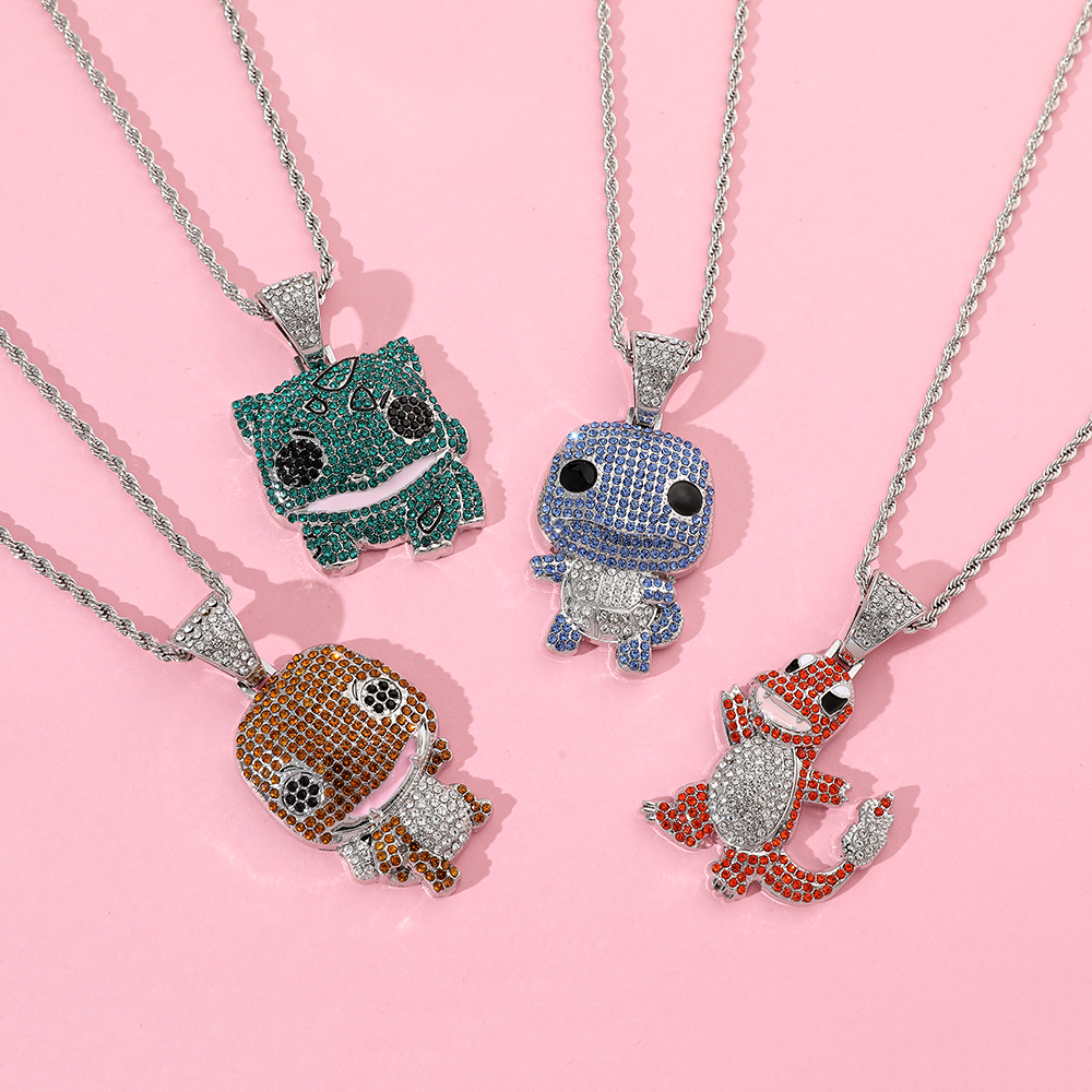 Diamond Studded Squirtle Neckl – обзор и цена Vintage Fashion Necklace