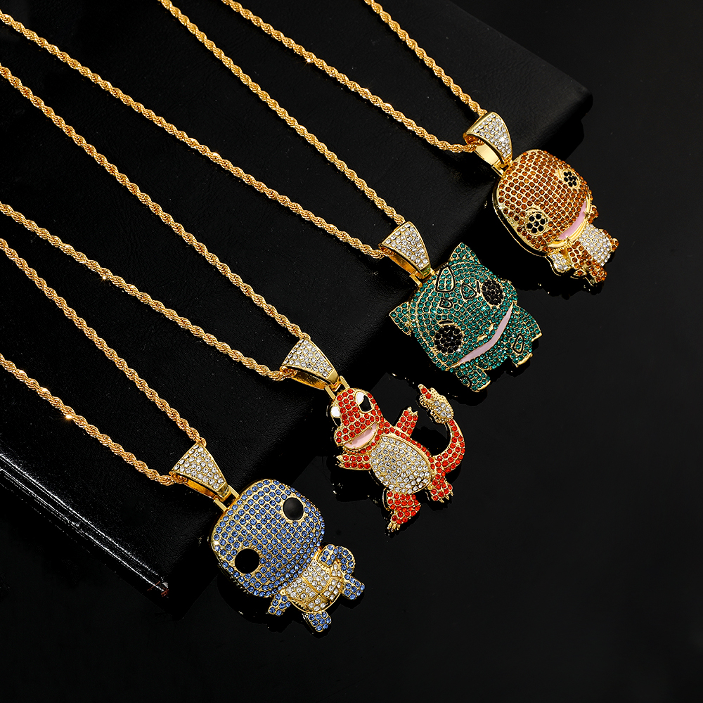 Diamond Studded Squirtle Neckl – обзор и цена Vintage Fashion Necklace