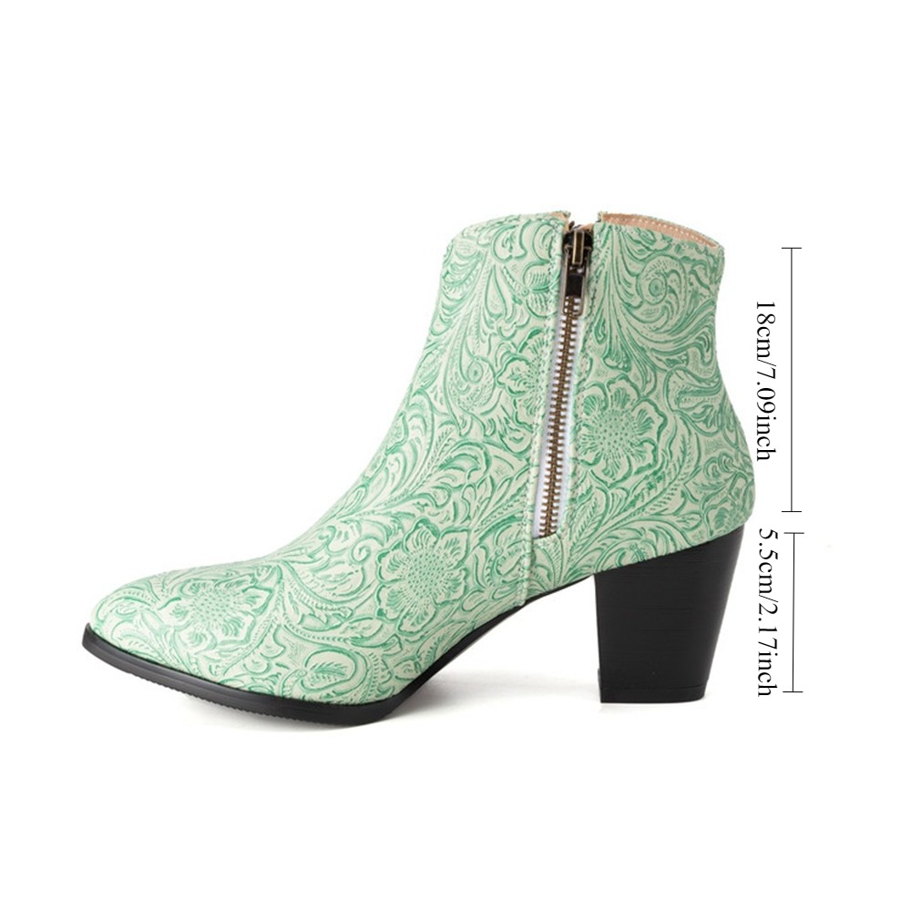 Women Embossed Western Ankle B – обзор и цена Vintage Fashion Plus Size