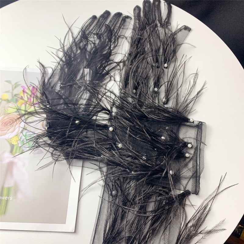 Women's Elegant Black Feather  – обзор и цена Vintage Fashion Photographers
