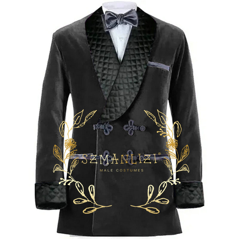 Double Breasted Purple Velvet  – обзор и цена Velvet Blazer Vintage
