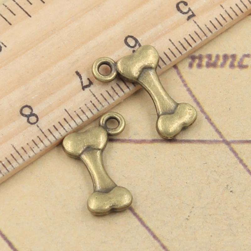 40pcs Charms Dog Bone 16x10mm  – обзор и цена Vintage Fashion Finds