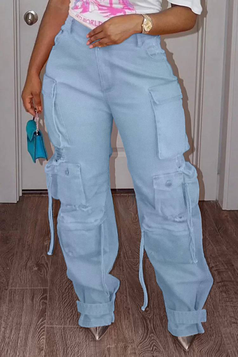 Plus Size Cargo Denim Jeans Po – обзор и цена Vintage Fashion Plus Size