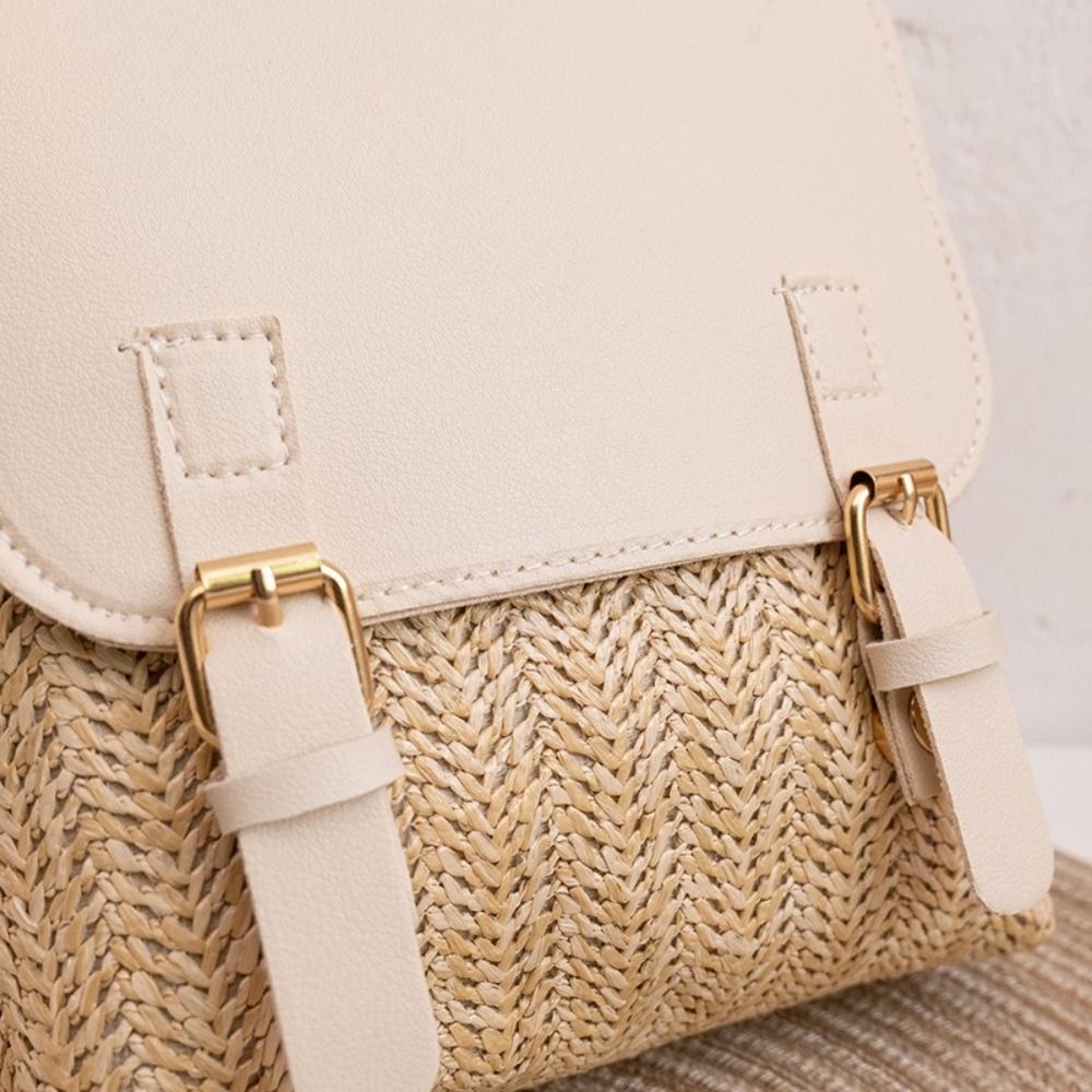 Fashion PU Leather Straw Backp – обзор и цена Vintage Fashion Look