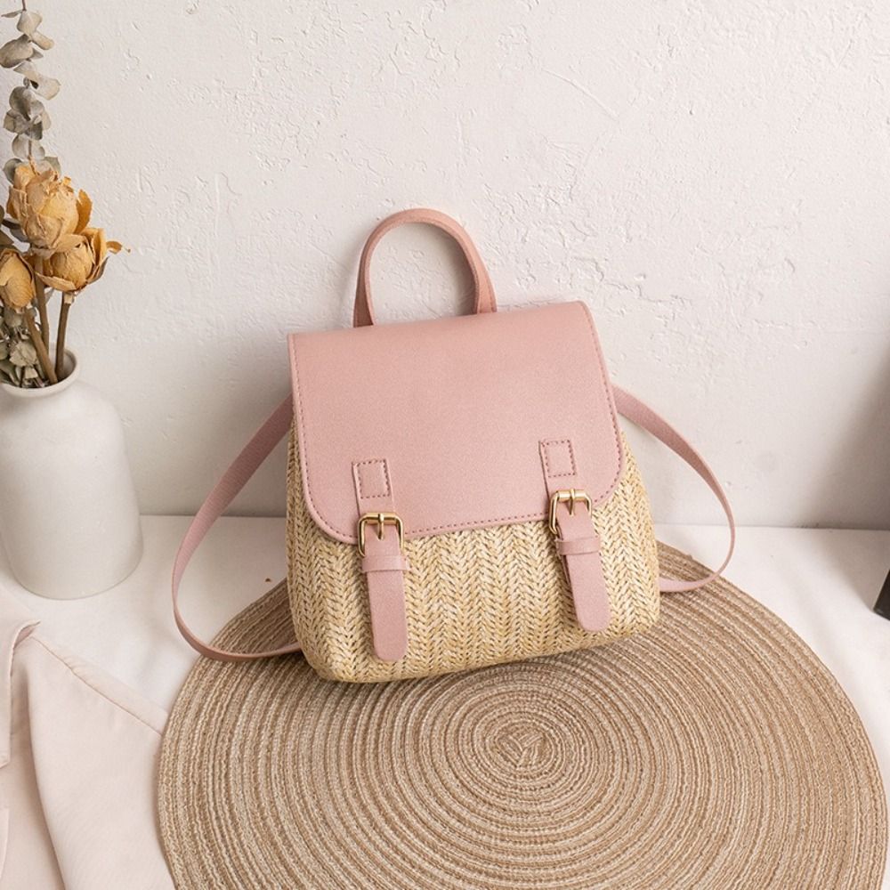 Fashion PU Leather Straw Backp – обзор и цена Vintage Fashion Look