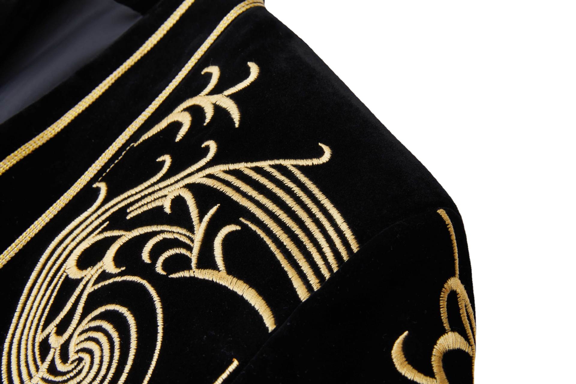 Men Vintage Velvet Embroidery  – обзор и цена Velvet Blazer Vintage