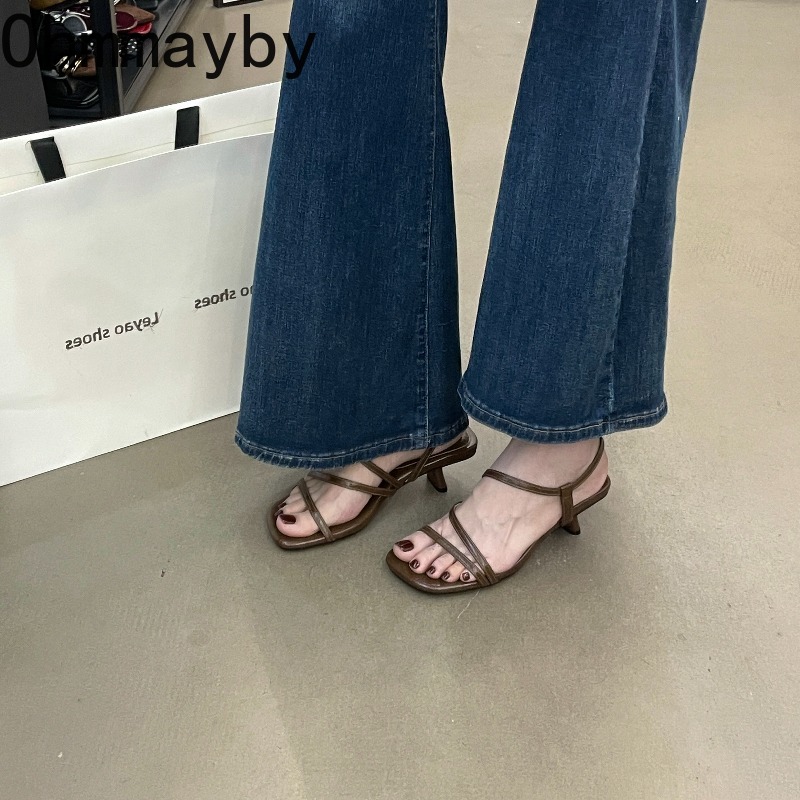 Vintage Summer Open Toe High H – обзор и цена Vintage Fashion Female
